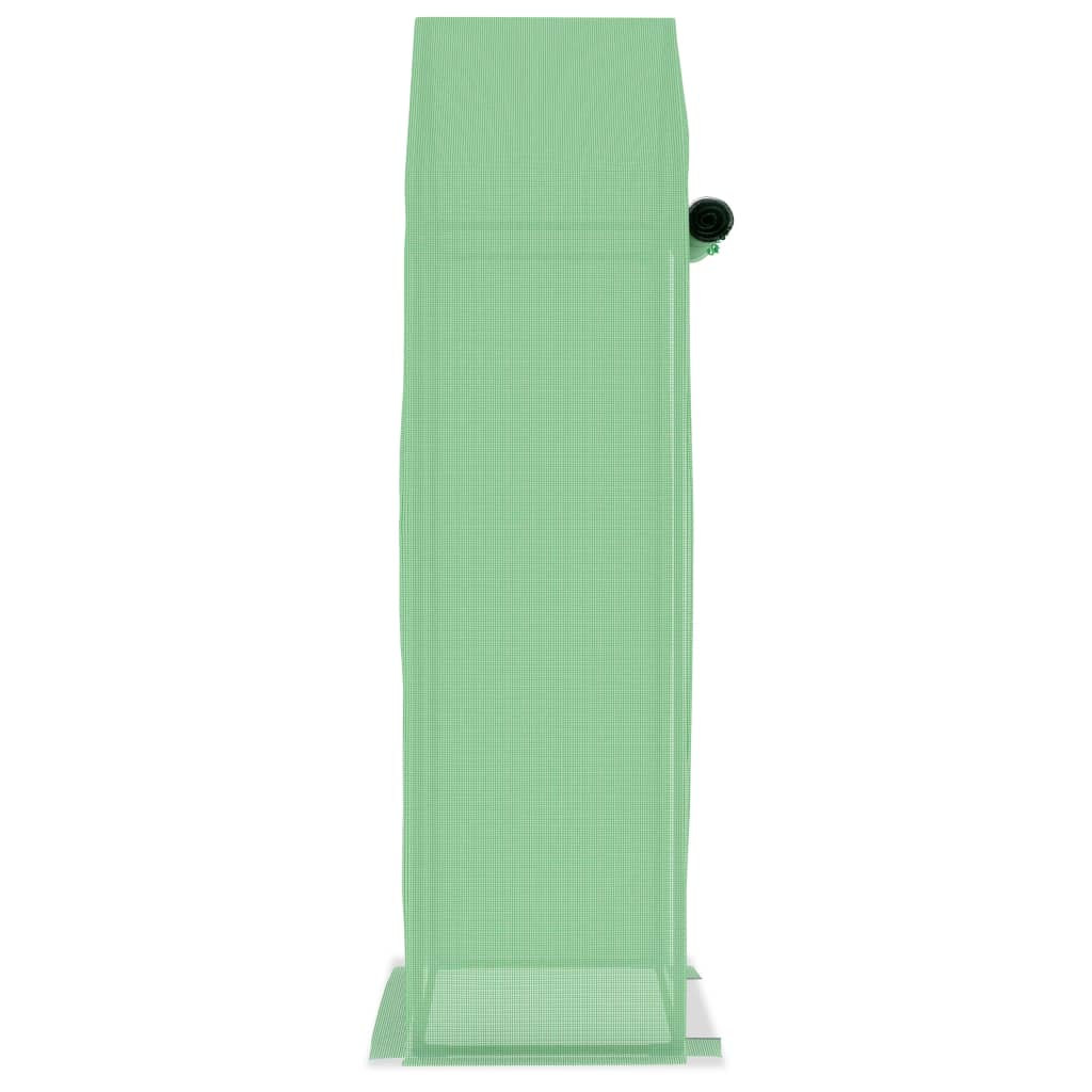 vidaXL Θερμοκήπιο 0,5 μ² 1x0,5x1,9 μ. με Ατσάλινο Πλαίσιο