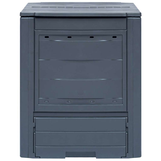 vidaXL Κομποστοποιητές Κήπου 3 τεμ. Γκρι 60 x 60 x 73 εκ. 780 Λίτρα