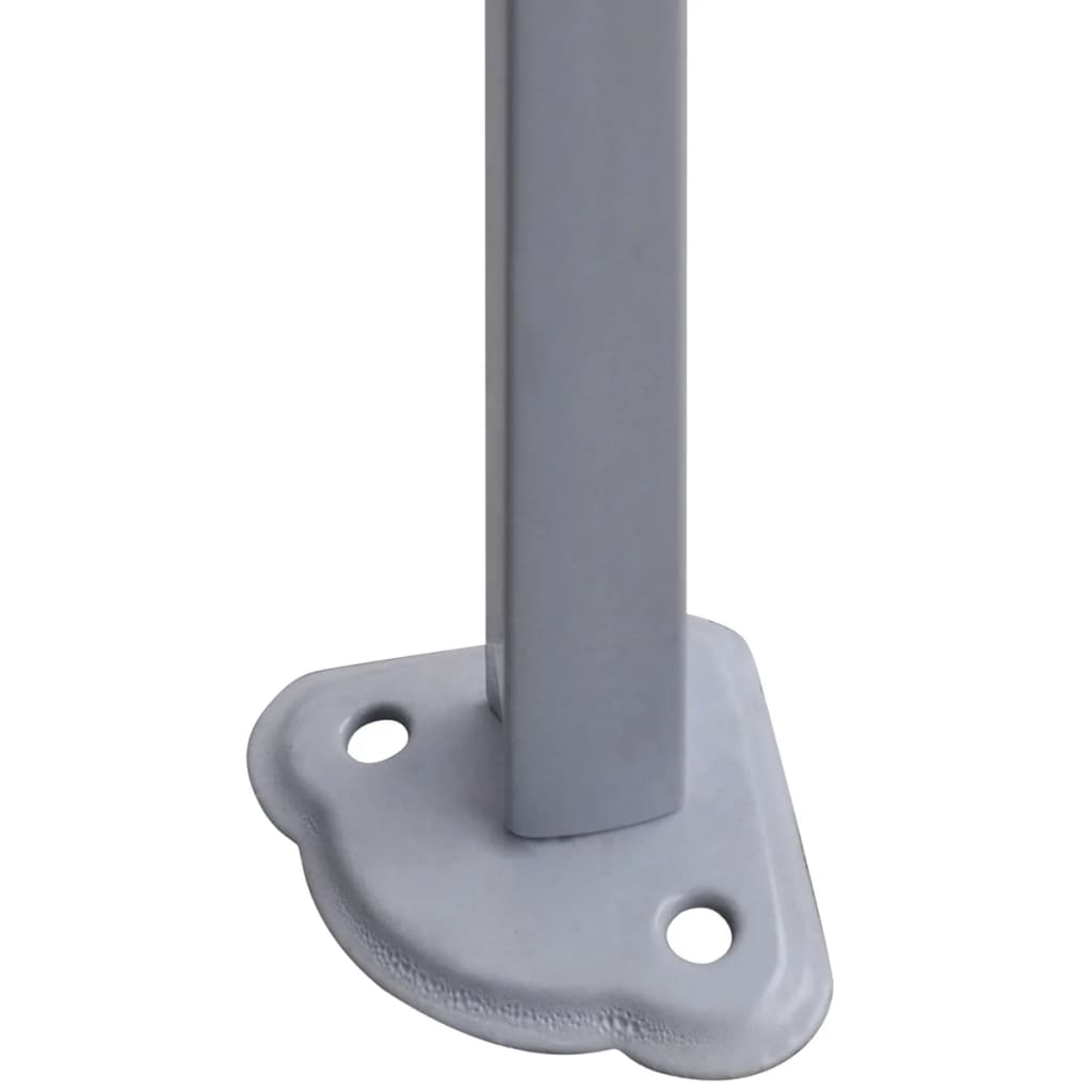 vidaXL Τέντα Εκδηλώσεων με 2 Πλευρικά Τοιχώματα Λευκή 3x3 μ. Ατσάλι