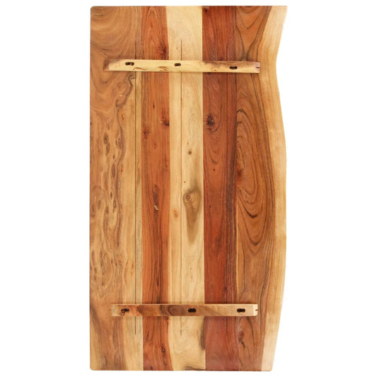 vidaXL Πάγκος Μπάνιου 100x52x2,5 εκ. από Μασίφ Ξύλο Ακακίας