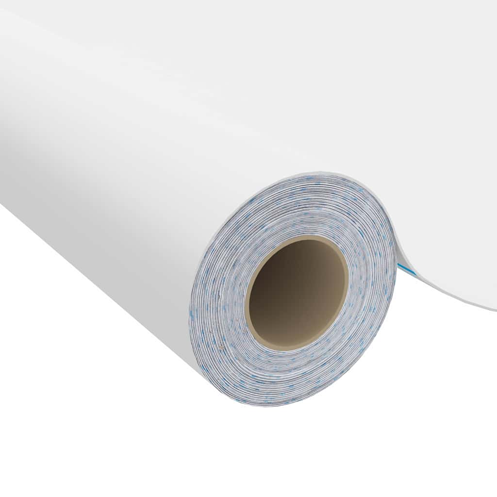 vidaXL Μεμβράνη Αυτοκόλλητη για Έπιπλα Λευκή 500 x 90 εκ. από PVC