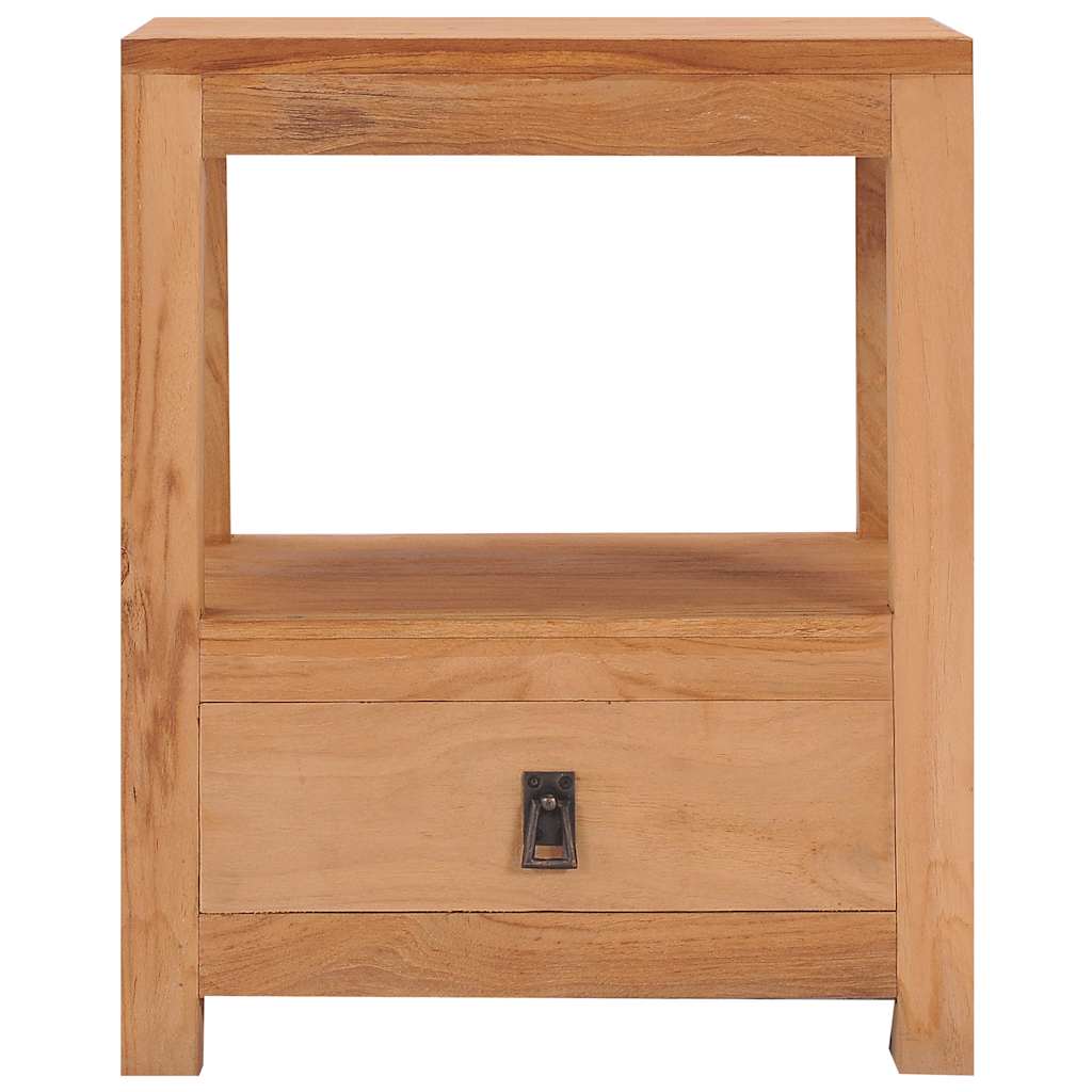 vidaXL Κομοδίνο 40 x 30 x 50 εκ. από Μασίφ Ξύλο Teak