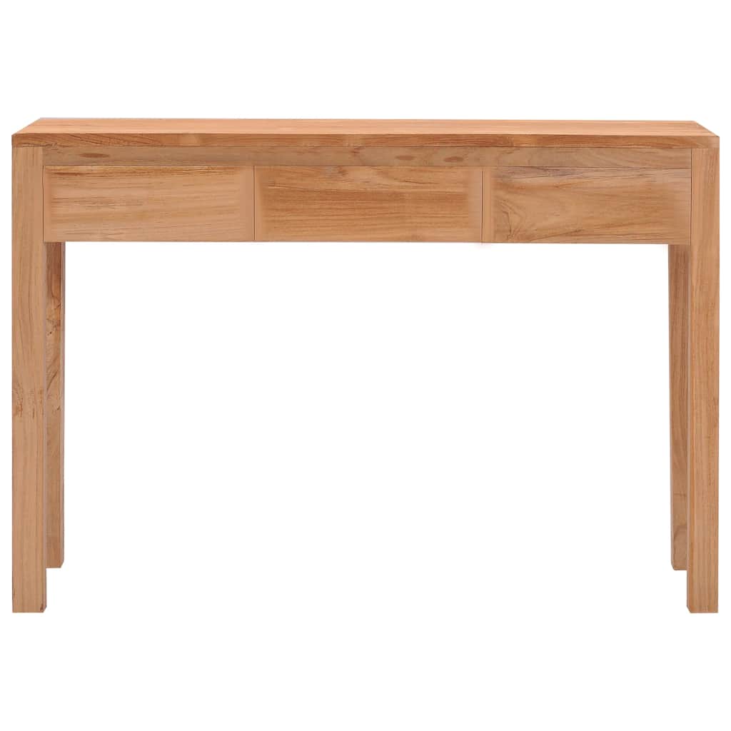vidaXL Τραπέζι Κονσόλα 110 x 35 x 75 εκ. από Μασίφ Ξύλο Teak
