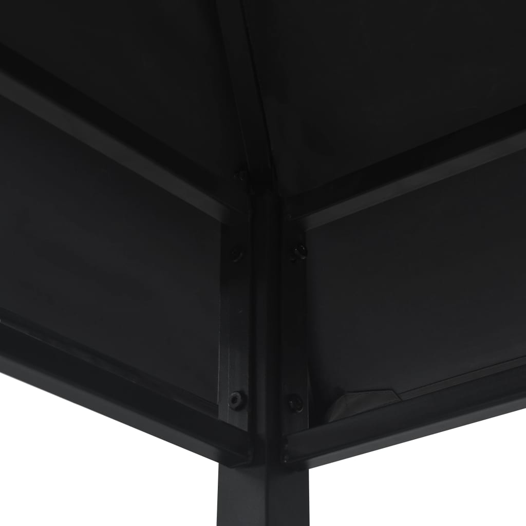 vidaXL Κιόσκι Ψησταριάς Ανθρακί 240 x 150 x 255 εκ. Ατσάλινο