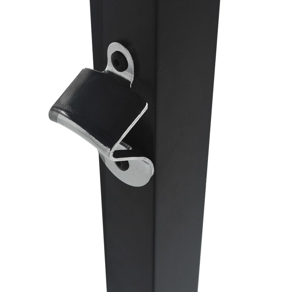 vidaXL Κιόσκι Ψησταριάς Ανθρακί 240 x 150 x 255 εκ. Ατσάλινο