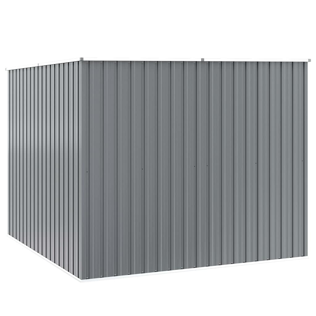 vidaXL Αποθήκη Κήπου Γκρι 195 x 198 x 159 εκ. από Γαλβανισμένο Ατσάλι