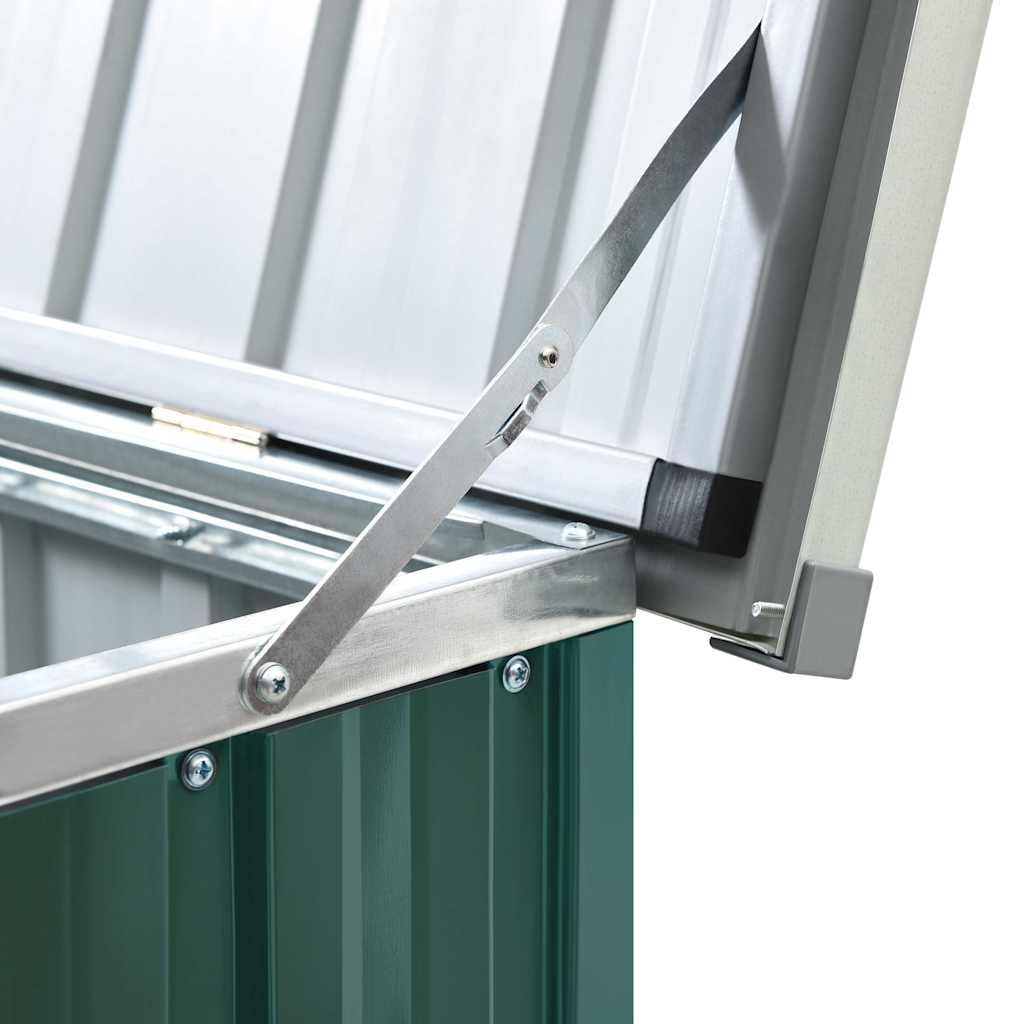 vidaXL Μπαούλο Αποθήκευσης Κήπου Πράσινο 171 x 99 x 93 εκ.