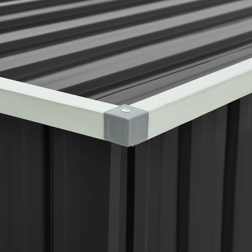 vidaXL Μπαούλο Αποθήκευσης Κήπου Ανθρακί 171 x 99 x 93 εκ.