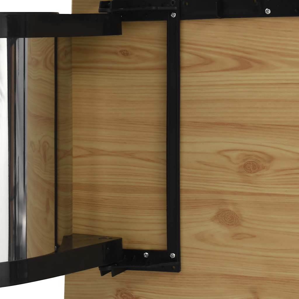 vidaXL Κάδος Απορριμμάτων Ντουλαπιού Κουζίνας 8 Λίτρα Ανοξείδ. Ατσάλι