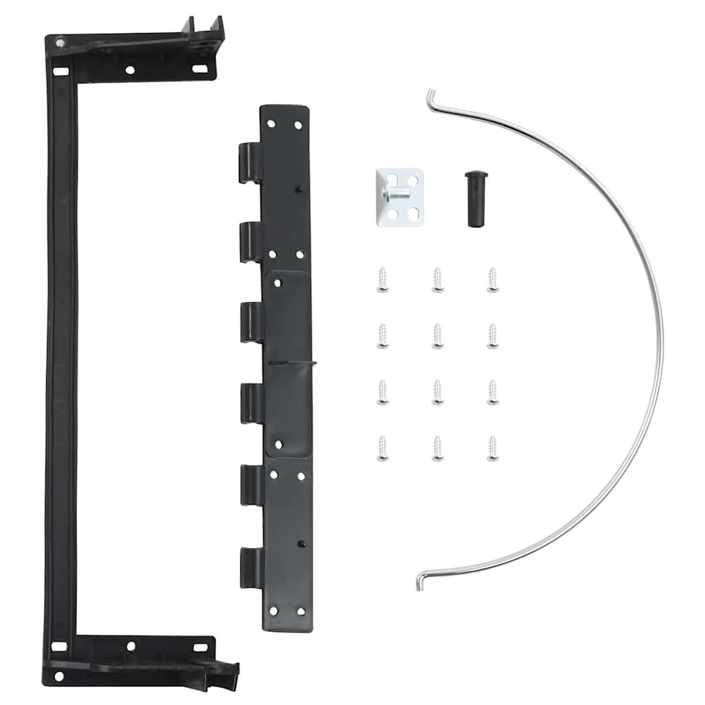 vidaXL Κάδος Απορριμμάτων Ντουλαπιού Κουζίνας 8 Λίτρα Ανοξείδ. Ατσάλι