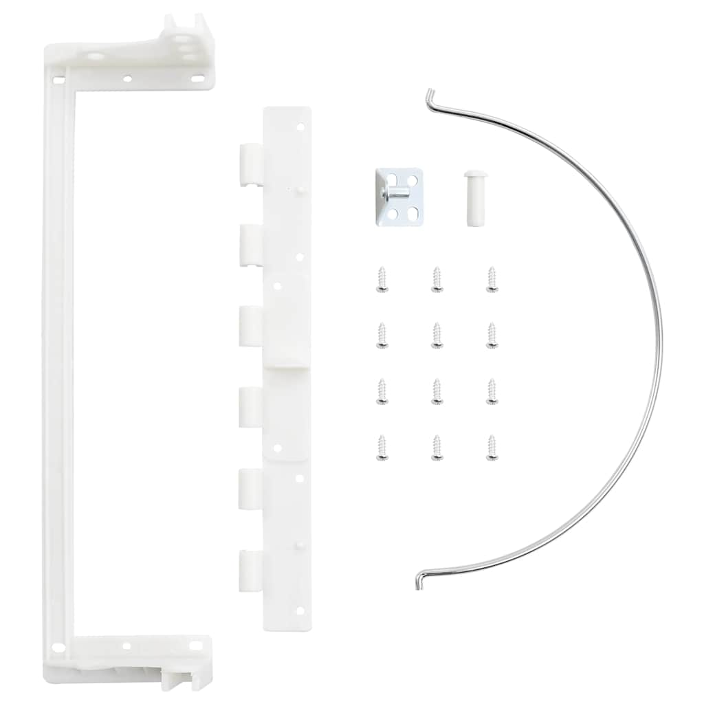 vidaXL Κάδος Απορριμμάτων Ντουλαπιού Κουζίνας 8 Λίτρα Πλαστικός