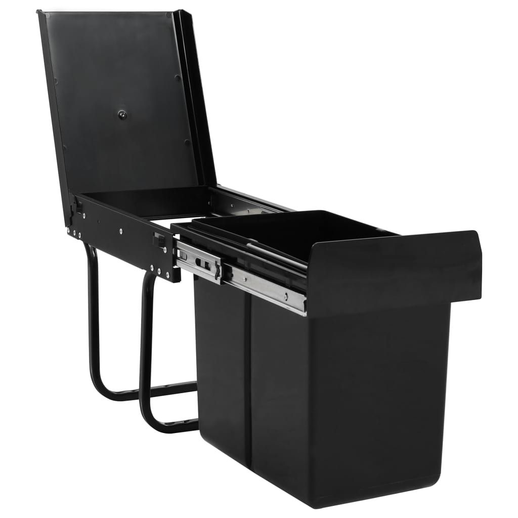 vidaXL Κάδος για Ντουλάπι Κουζίνας Συρόμενος 20 Λίτρων με Soft-Close