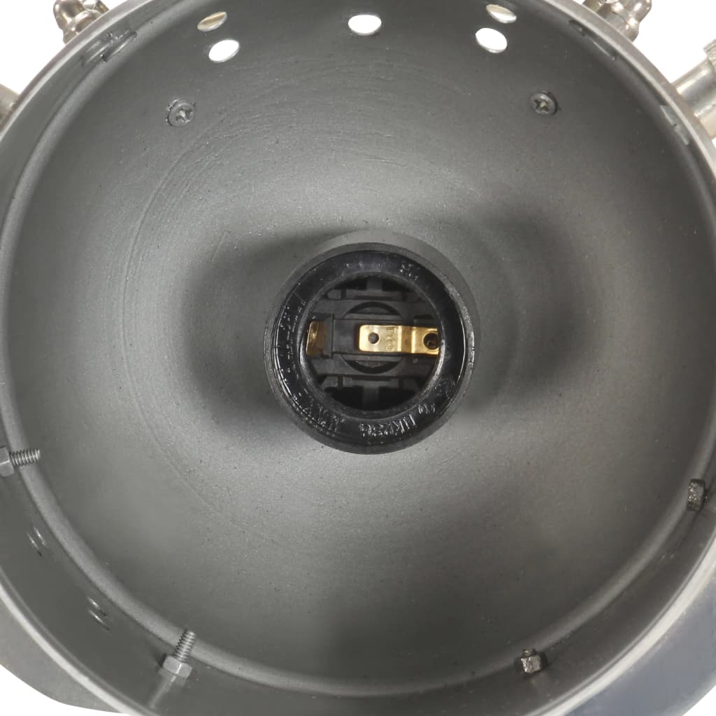 vidaXL Φωτιστικό Δαπέδου Προβολέας Τρίποδο Μαύρο 97 εκ. Ξύλο Μάνγκο