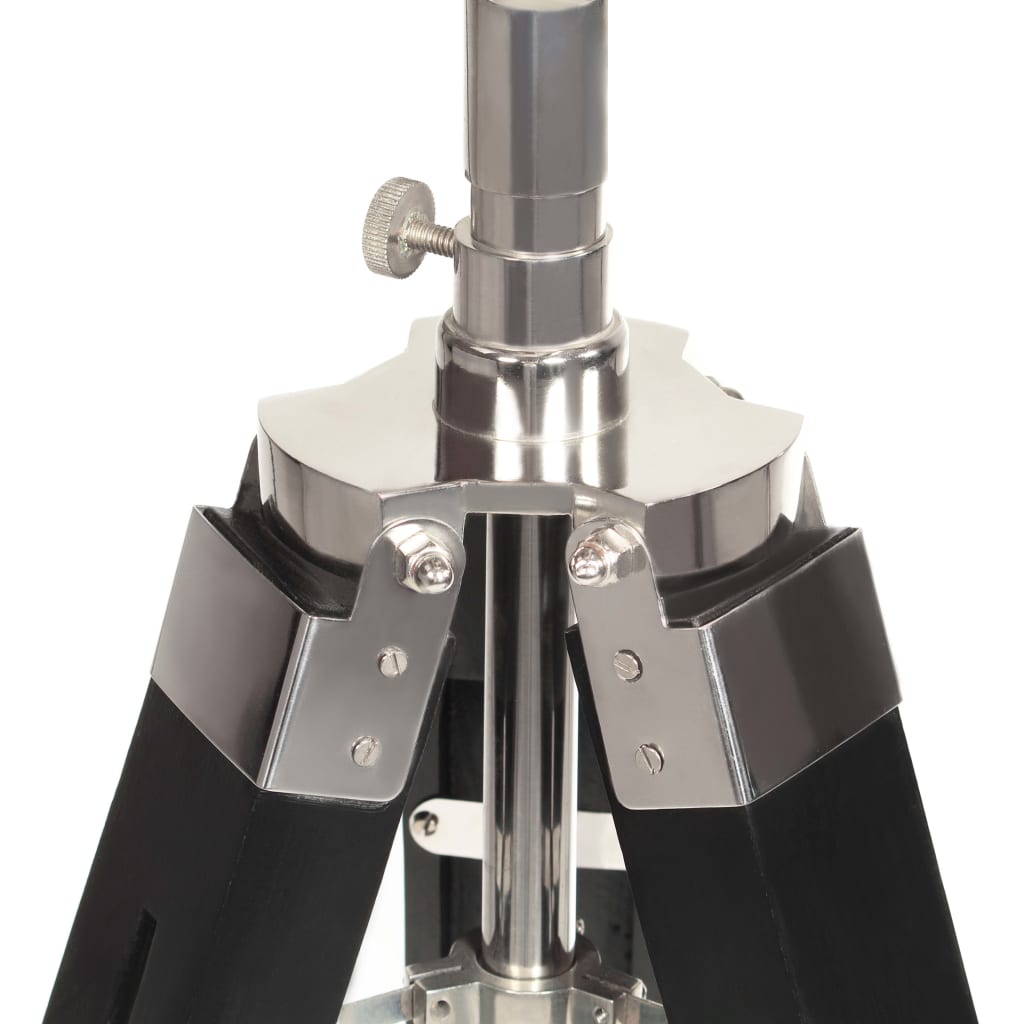 vidaXL Φωτιστικό Δαπέδου με Τρίποδο 165 εκ. από Μασίφ Ξύλο Μάνγκο