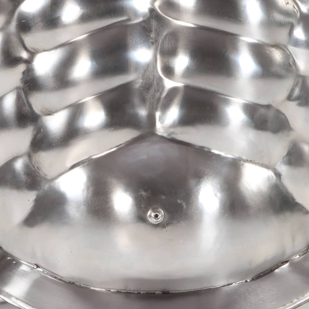 vidaXL Θώρακας Πανοπλίας Ρωμαίου Στρατιώτη Ρέπλικα LARP Ασημί Ατσάλι