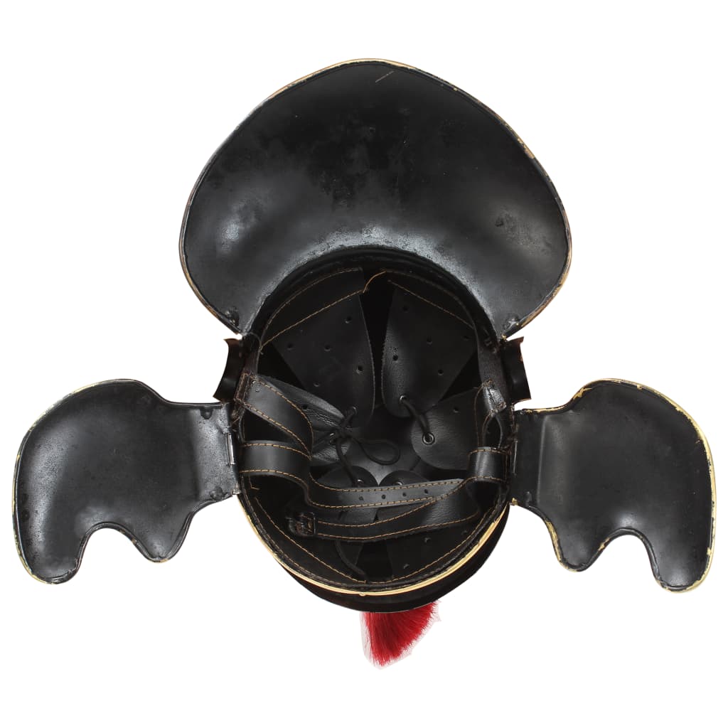 vidaXL Κράνος Ρωμαίου Στρατιώτη Ρέπλικα Αντικέ για LARP Ασημί Ατσάλινο