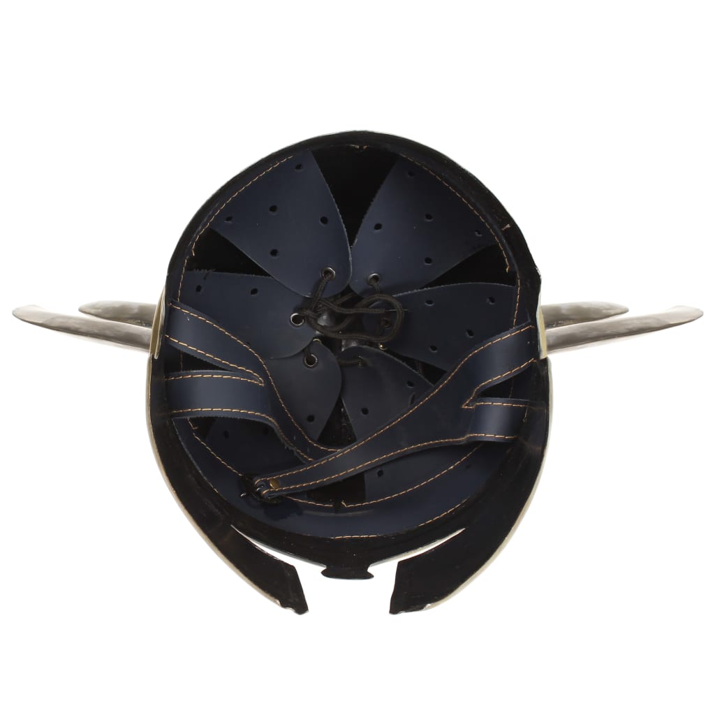 vidaXL Κράνος Πολεμιστή Αρχαιοελληνικό Ρέπλικα Αντικέ για LARP Μπρονζέ