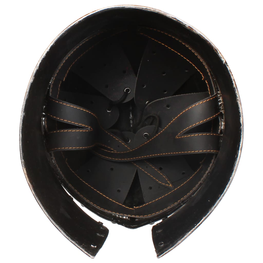 vidaXL Κράνος Ιππότη Μεσαιωνικό Ρέπλικα Αντικέ για LARP Ασημί Ατσάλινο