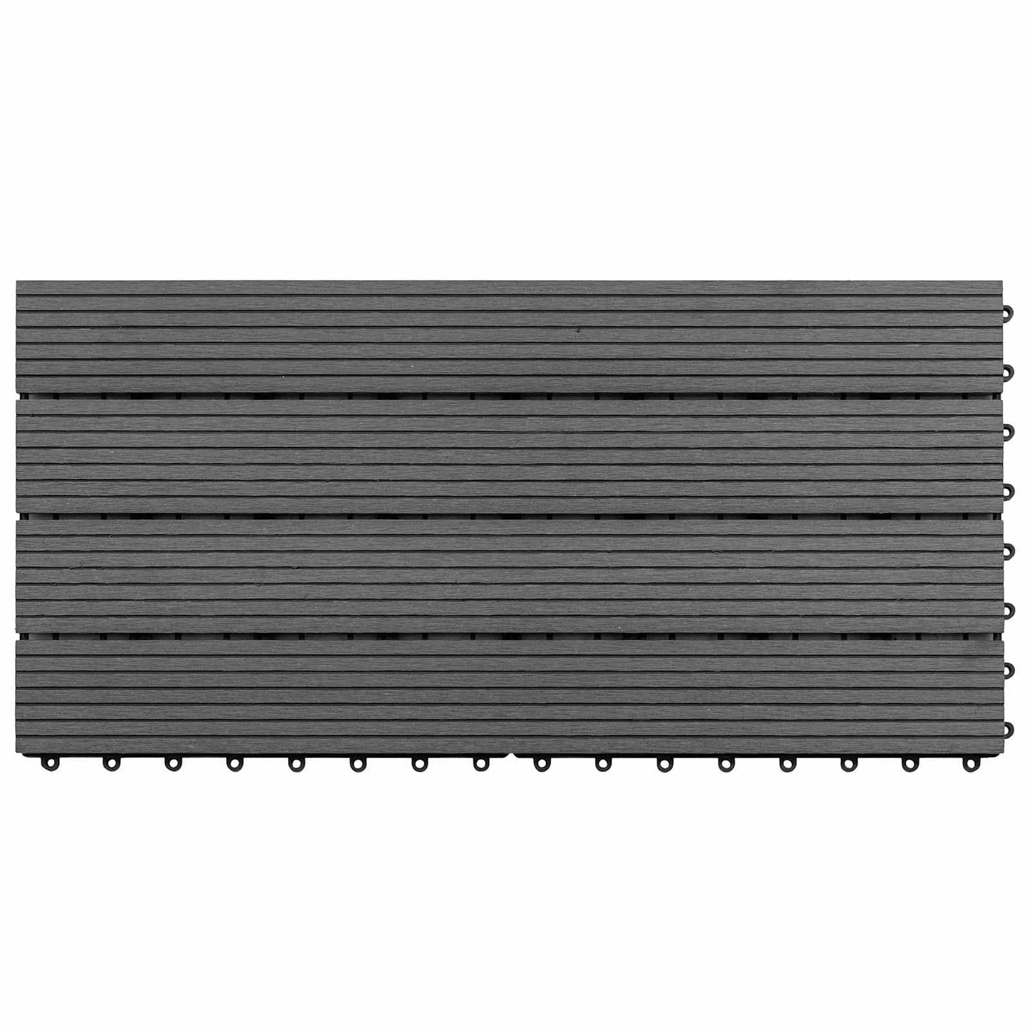 vidaXL Πλάκα Κατασκευής 6 pcs Γκρι 60 x 30 cm WPC