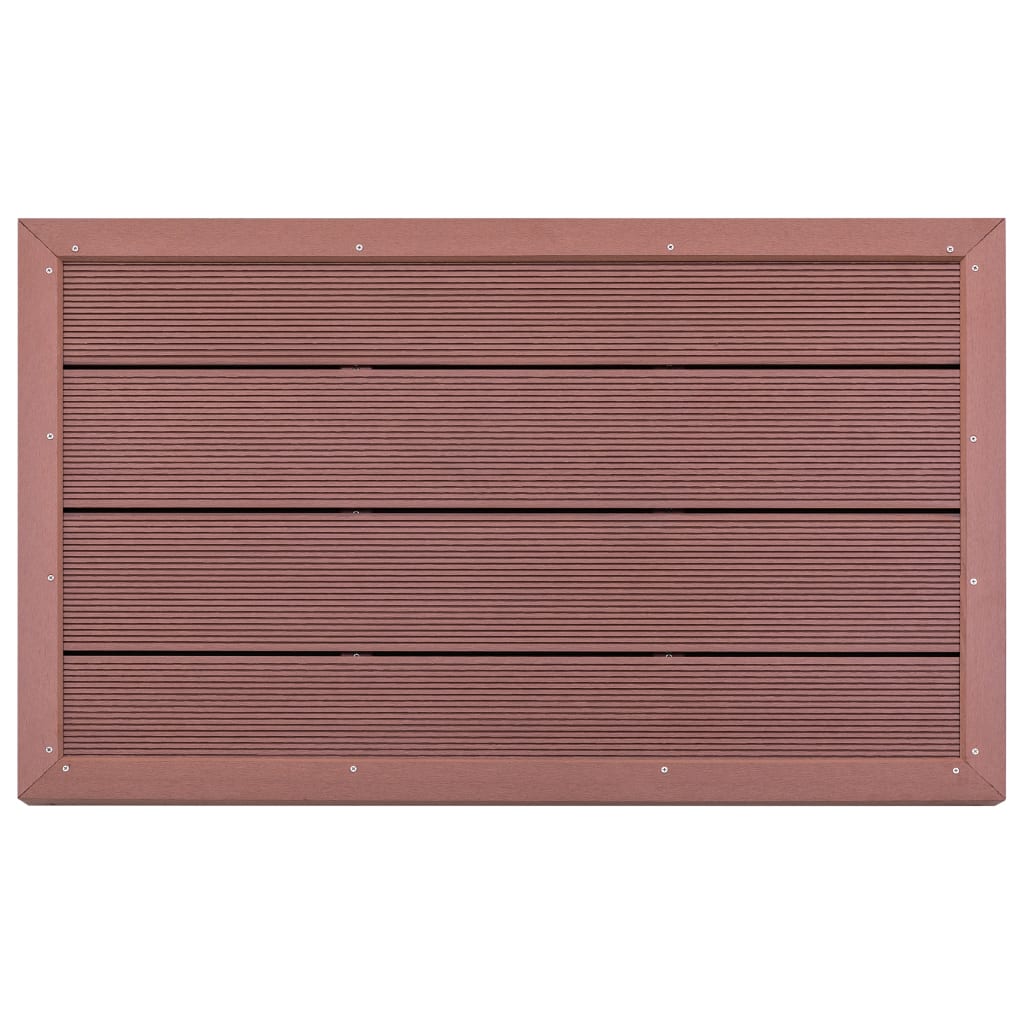 vidaXL Πάτωμα για Ηλιακή Ντουζιέρα Καφέ 101 x 63 x 5,5 εκ. από WPC