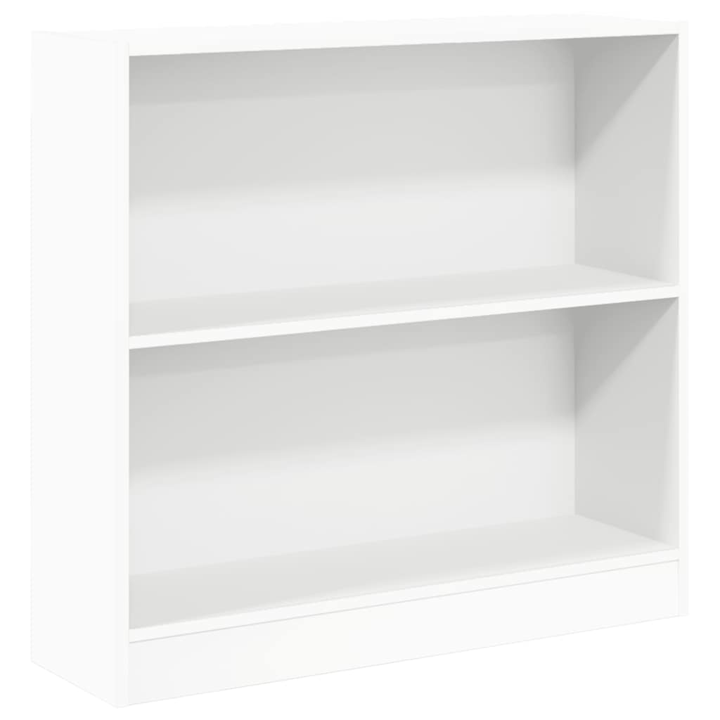 vidaXL Βιβλιοθήκη Λευκή 80x24x75 εκ. από Τεχνητό Ξύλο