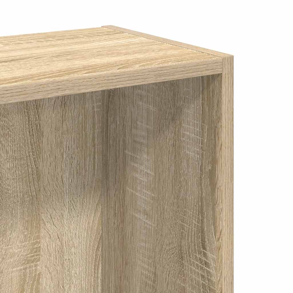 vidaXL Βιβλιοθήκη Sonoma Δρυς 80 x 24 x 75 εκ. από Τεχνητό Ξύλο
