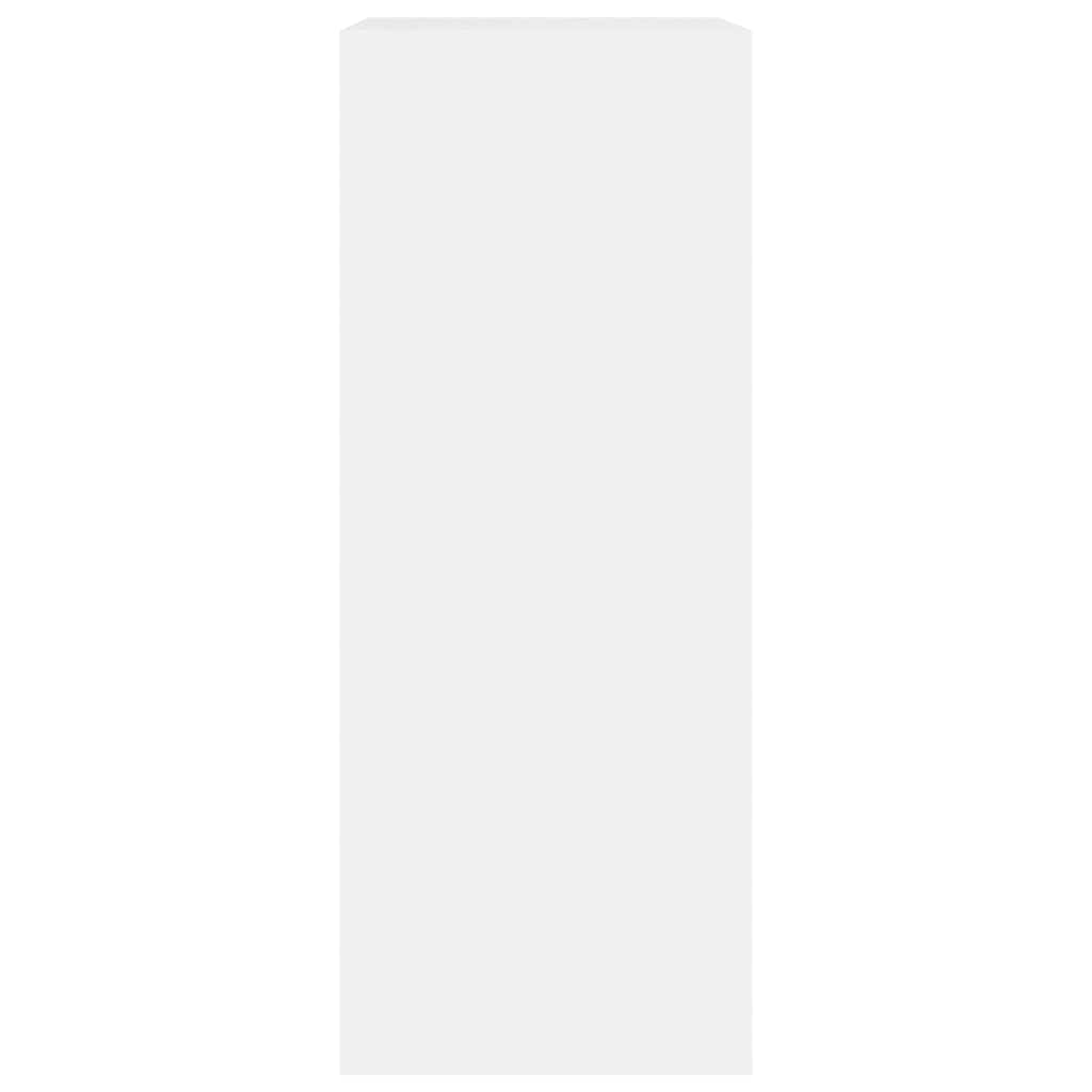 vidaXL Βιβλιοθήκη Λευκή 60x30x76,5 εκ. από Τεχνητό Ξύλο