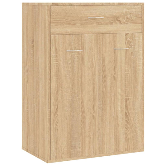 vidaXL Παπουτσοθήκη Sonoma Δρυς 60 x 35 x 84 εκ. από Επεξ. Ξύλο