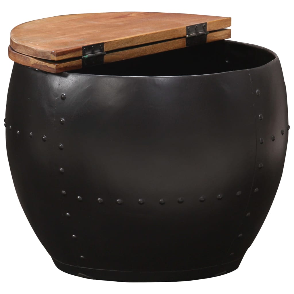 vidaXL Τραπεζάκι Σαλονιού 53 x 43 εκ. από Μασίφ Ανακυκλωμένο Ξύλο