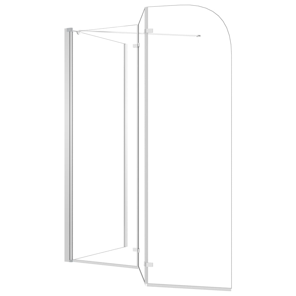 vidaXL Καμπίνα Μπανιέρας Διαφανής 120 x 69 x 130 εκ. Ψημένο Γυαλί