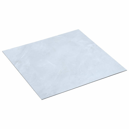 vidaXL Πλάκες Δαπέδου 55 pcs Λευκός 5,11 τ.μ. PVC