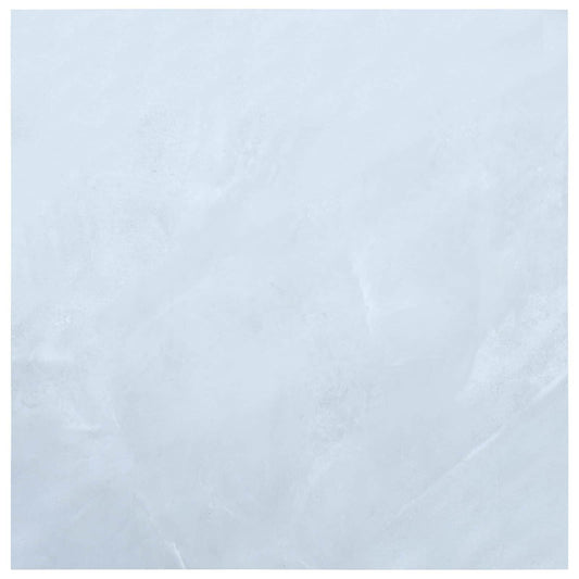vidaXL Πλάκες Δαπέδου 55 pcs Λευκός 5,11 τ.μ. PVC