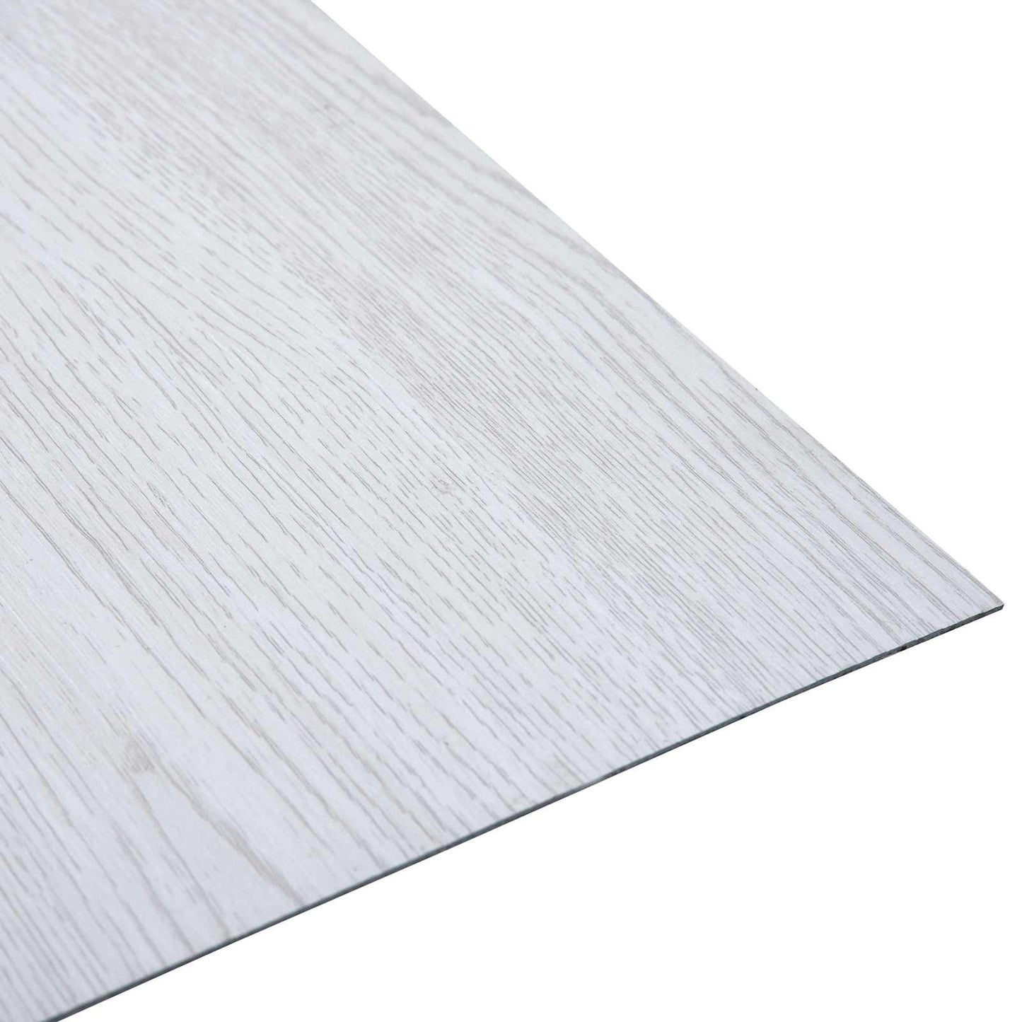 vidaXL Πλάκες Δαπέδου 5,11 τ.μ. 55 pcs PVC Λευκό ξύλο
