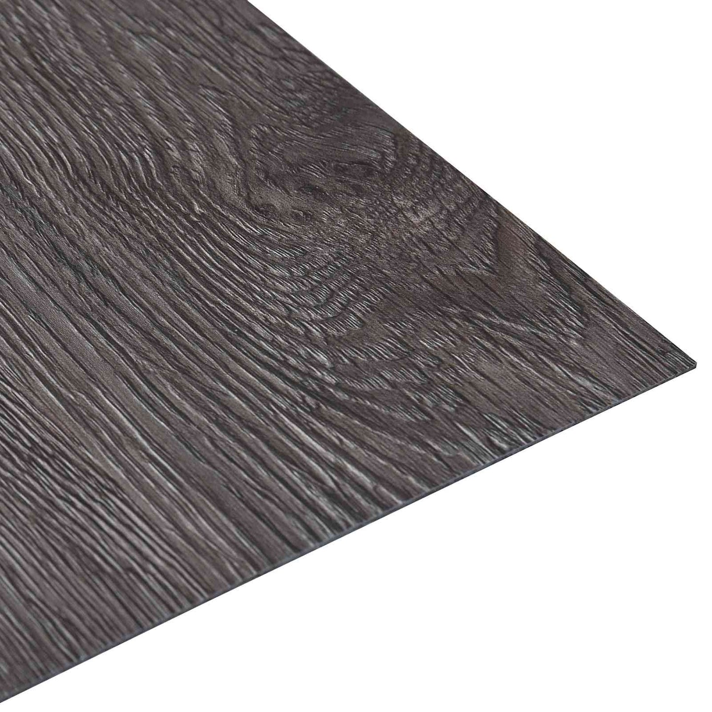 vidaXL Πλάκες Δαπέδου 5,11 τ.μ. 55 pcs PVC Μαύρο και Γκρι