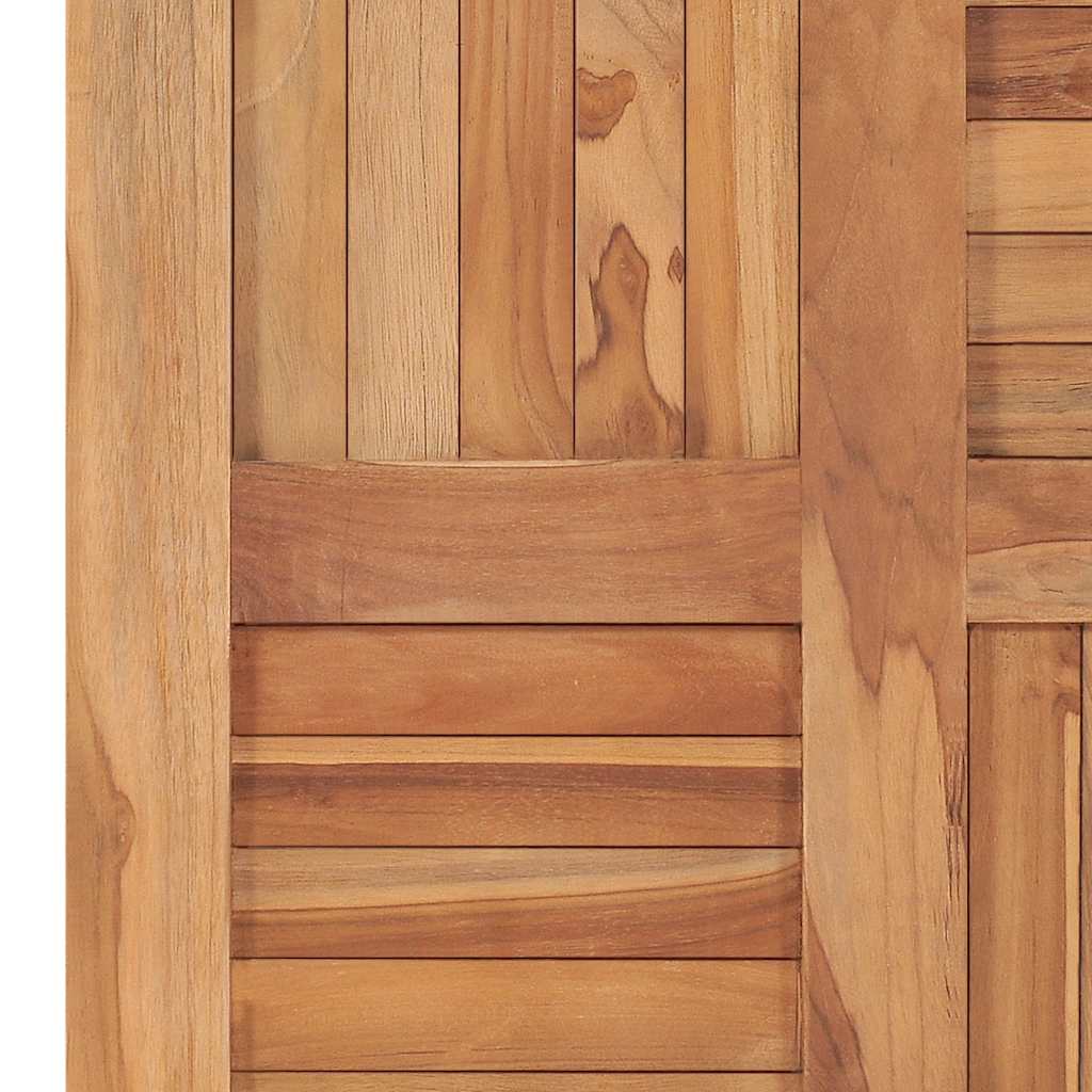 vidaXL Επιφάνεια Τραπεζιού 60 x 60 x 2,5 εκ. Μασίφ Ξύλο Teak