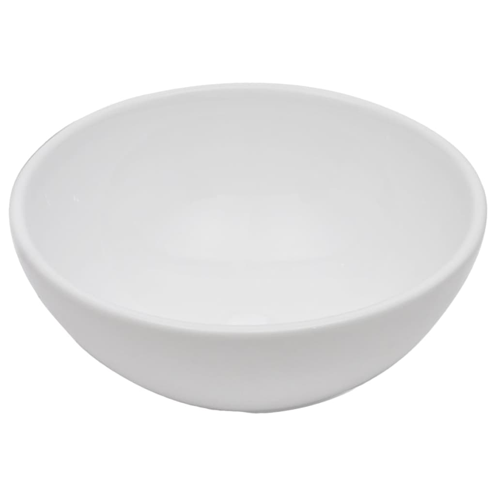 vidaXL Σετ Επίπλων Μπάνιου 2 Τεμαχίων Μαύρο Κεραμικό