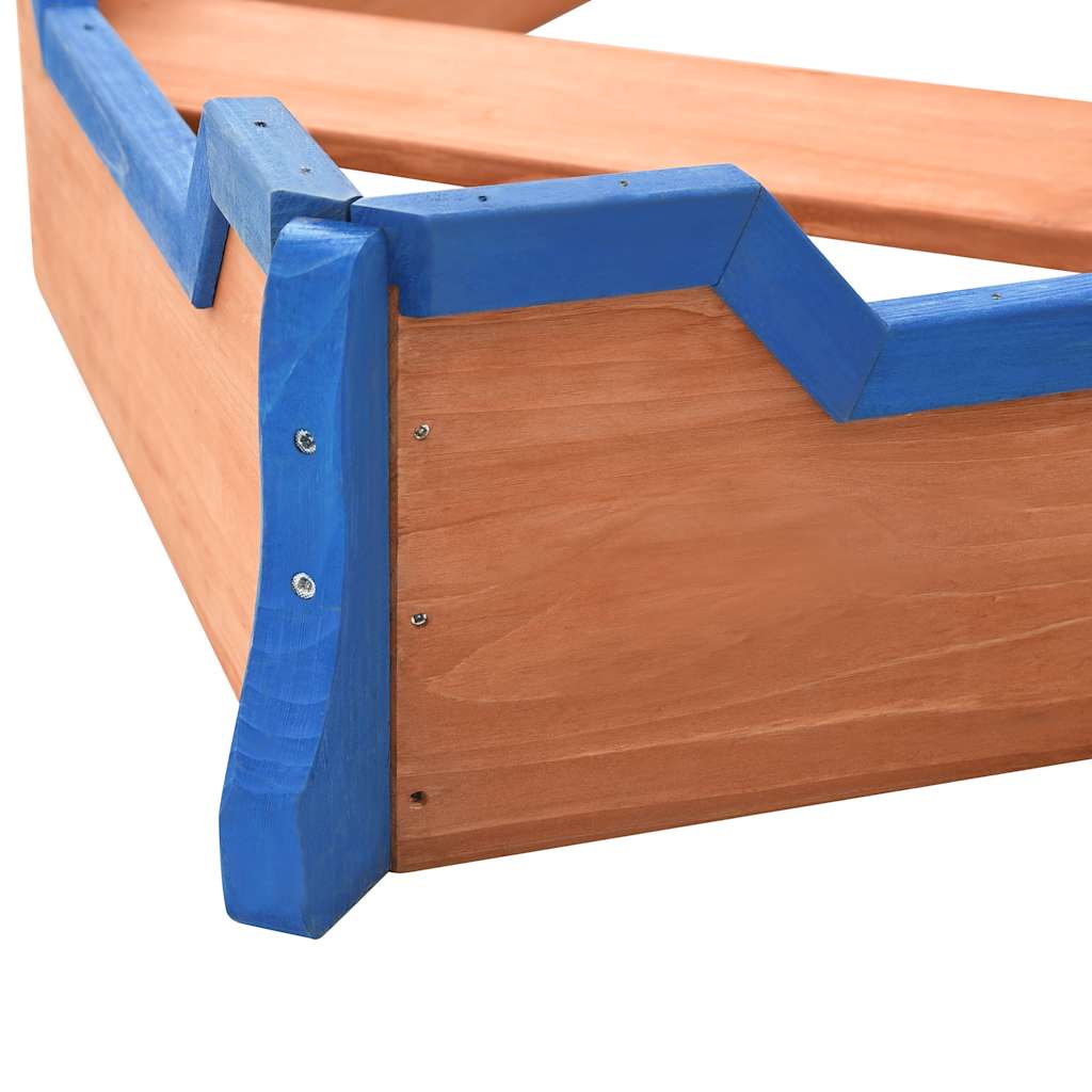 vidaXL Αμμοδόχος Πειρατικό Καράβι 190x94,5x101 εκ. από Ξύλο Ελάτης