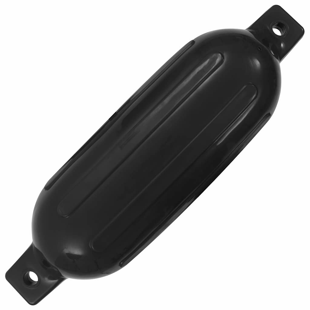 vidaXL Προφυλακτήρας Σκάφους 4 τεμ. Μαύροι Ø 16 x 58 εκ. από PVC