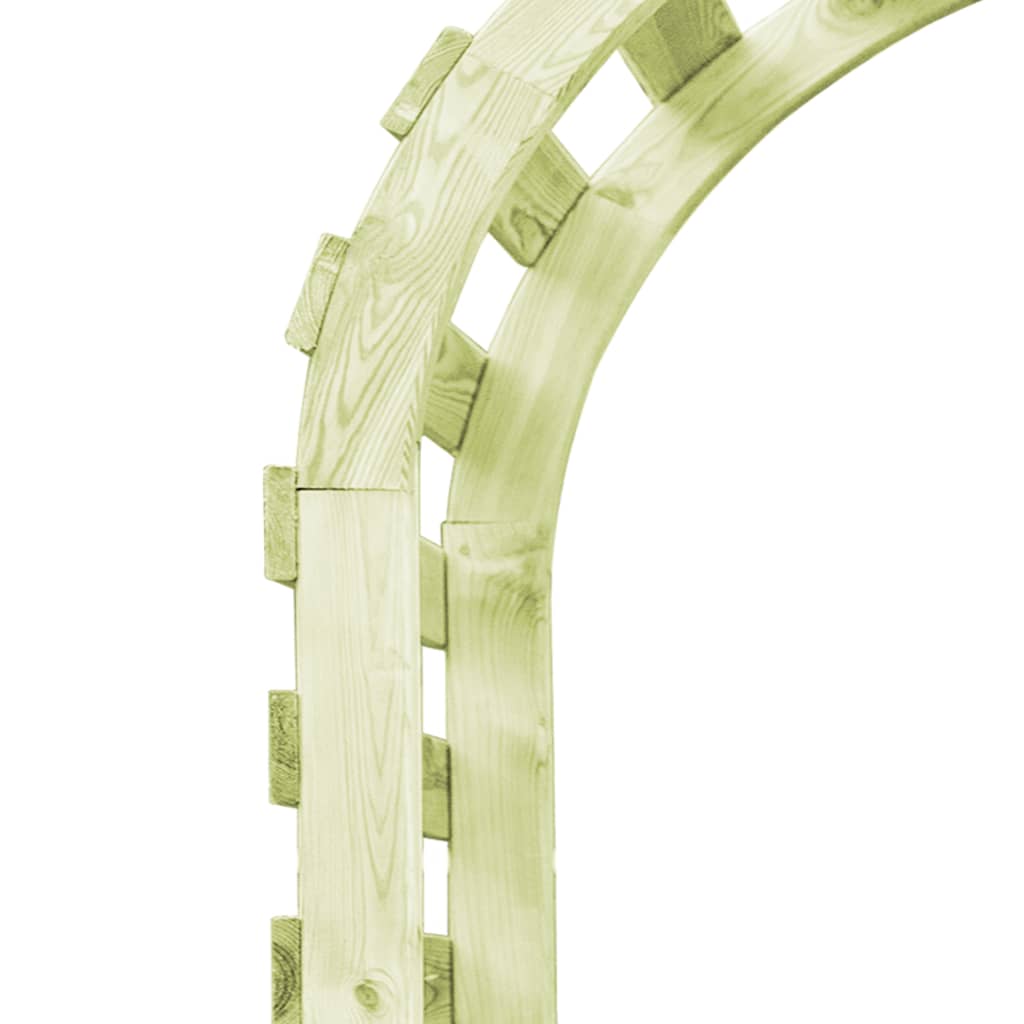 vidaXL Πέργκολα Κήπου 130 x 60 x 230 εκ. από Εμποτισμένο Ξύλο Πεύκου