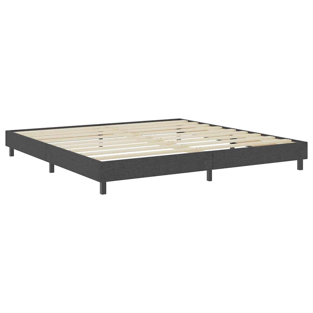 vidaXL Πλαίσιο Κρεβατιού Boxspring Γκρι 200 x 200 εκ. Υφασμάτινο