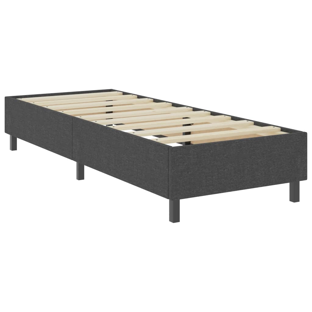 vidaXL Πλαίσιο Κρεβατιού Boxspring Γκρι 100 x 200 εκ. Υφασμάτινο