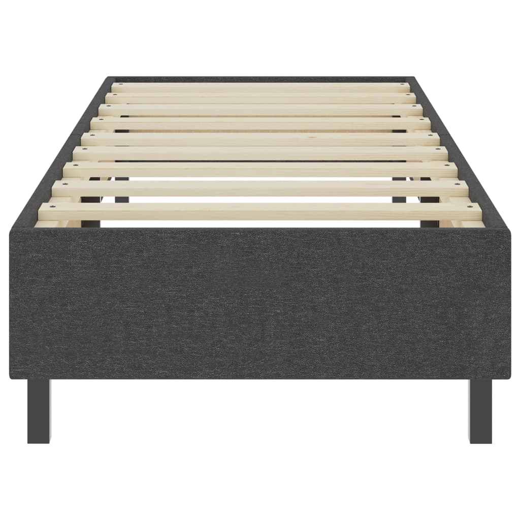 vidaXL Πλαίσιο Κρεβατιού Boxspring Γκρι 100 x 200 εκ. Υφασμάτινο