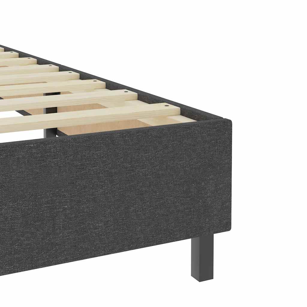 vidaXL Πλαίσιο Κρεβατιού Boxspring Γκρι 160 x 200 εκ. Υφασμάτινο