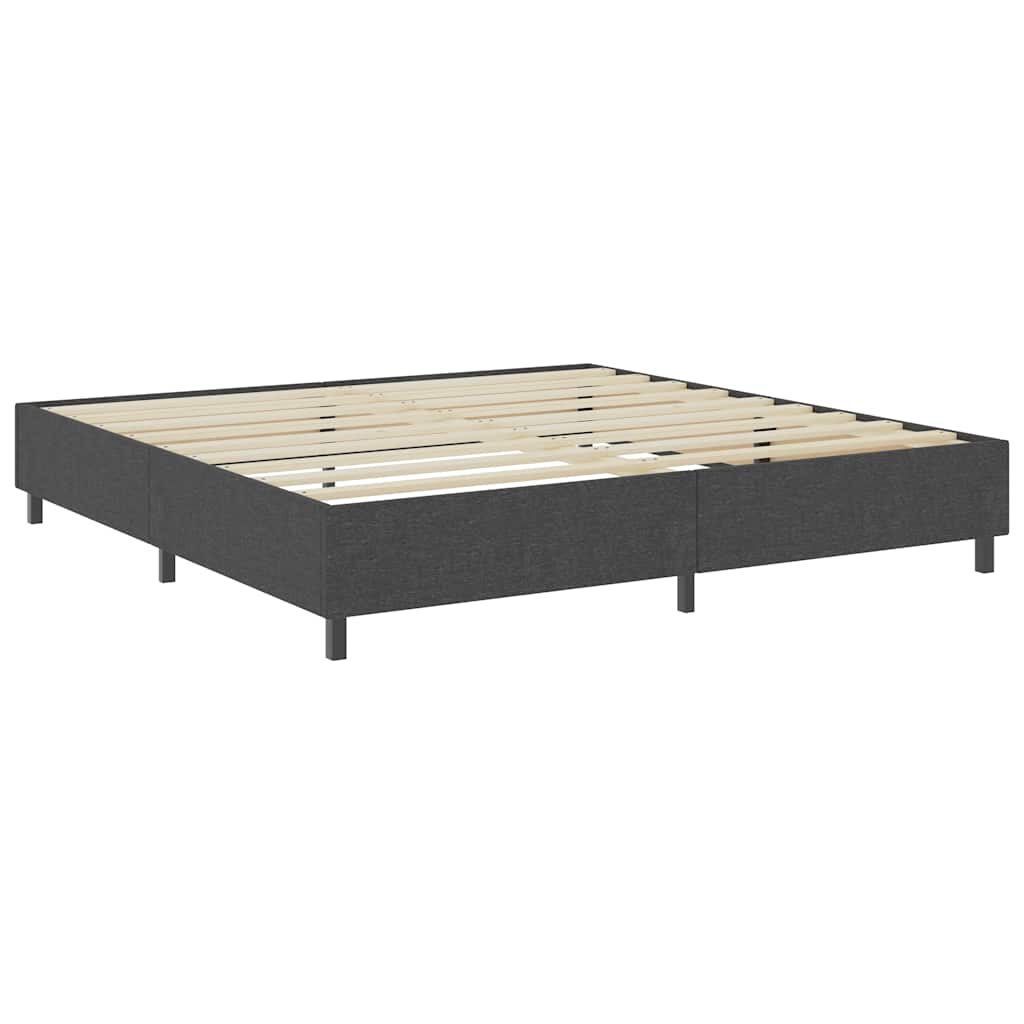 vidaXL Πλαίσιο Κρεβατιού Boxspring Γκρι 200 x 200 εκ. Υφασμάτινο