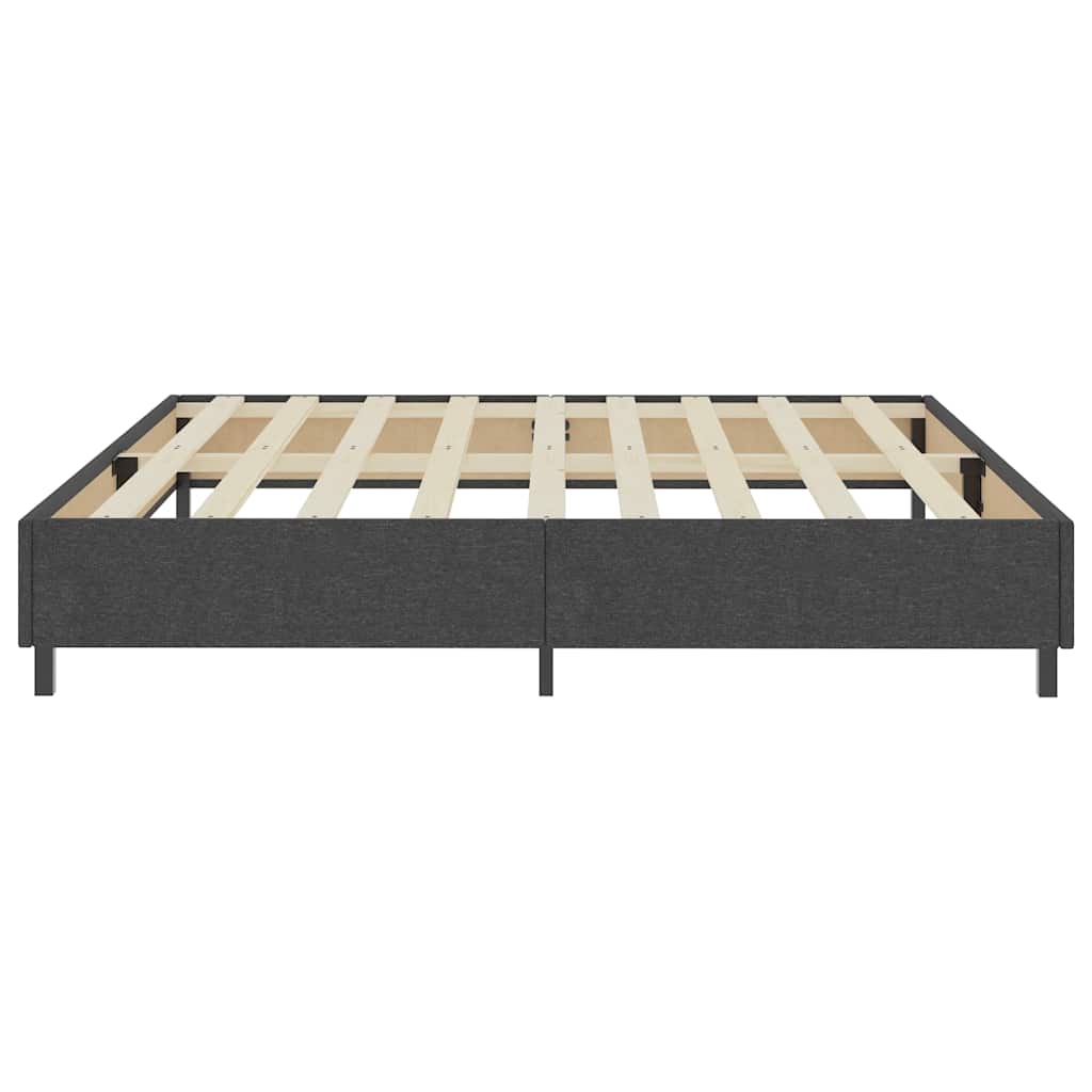 vidaXL Πλαίσιο Κρεβατιού Boxspring Γκρι 200 x 200 εκ. Υφασμάτινο