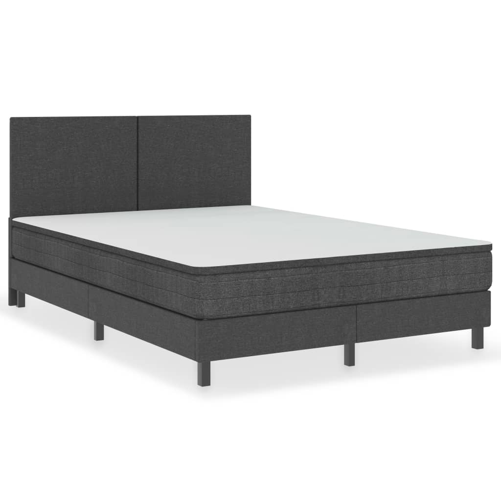 vidaXL Κεφαλάρι Σκούρο Γκρι 140 x 200 εκ. Υφασμάτινο