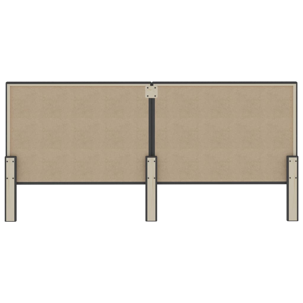 vidaXL Κεφαλάρι Σκούρο Γκρι 200 x 200 εκ. Υφασμάτινο