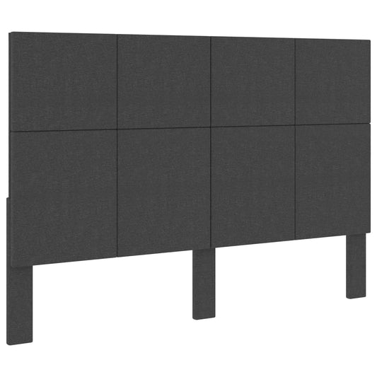 vidaXL Κεφαλάρι Σκούρο Γκρι 140 x 200 εκ. Υφασμάτινο