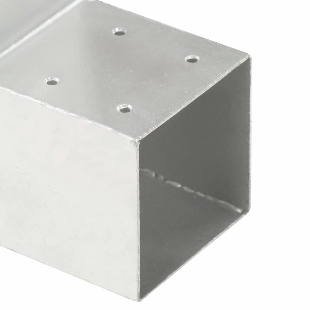 vidaXL Σύνδεσμος Στύλου Σχήματος L 101x101 χιλ. από Γαλβανισμ. Μέταλλο