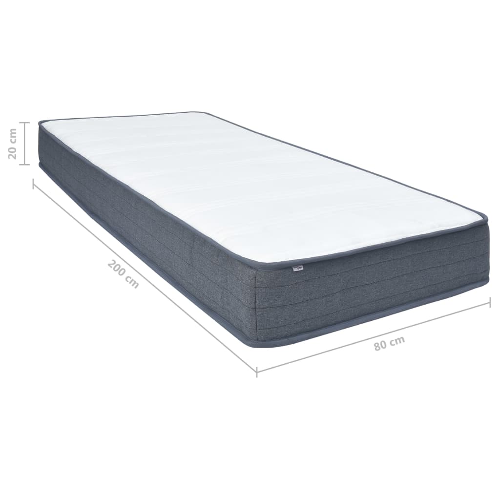vidaXL Στρώμα για Κρεβάτι Boxspring 200 x 80 x 20 εκ.